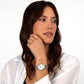 KARL LAGERFELD Damenuhr CRYSTALS Bicolor Silber