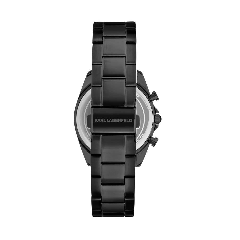 Montre KARL LAGERFELD femme ROUND ESSENTIALS Gunmetal Noir