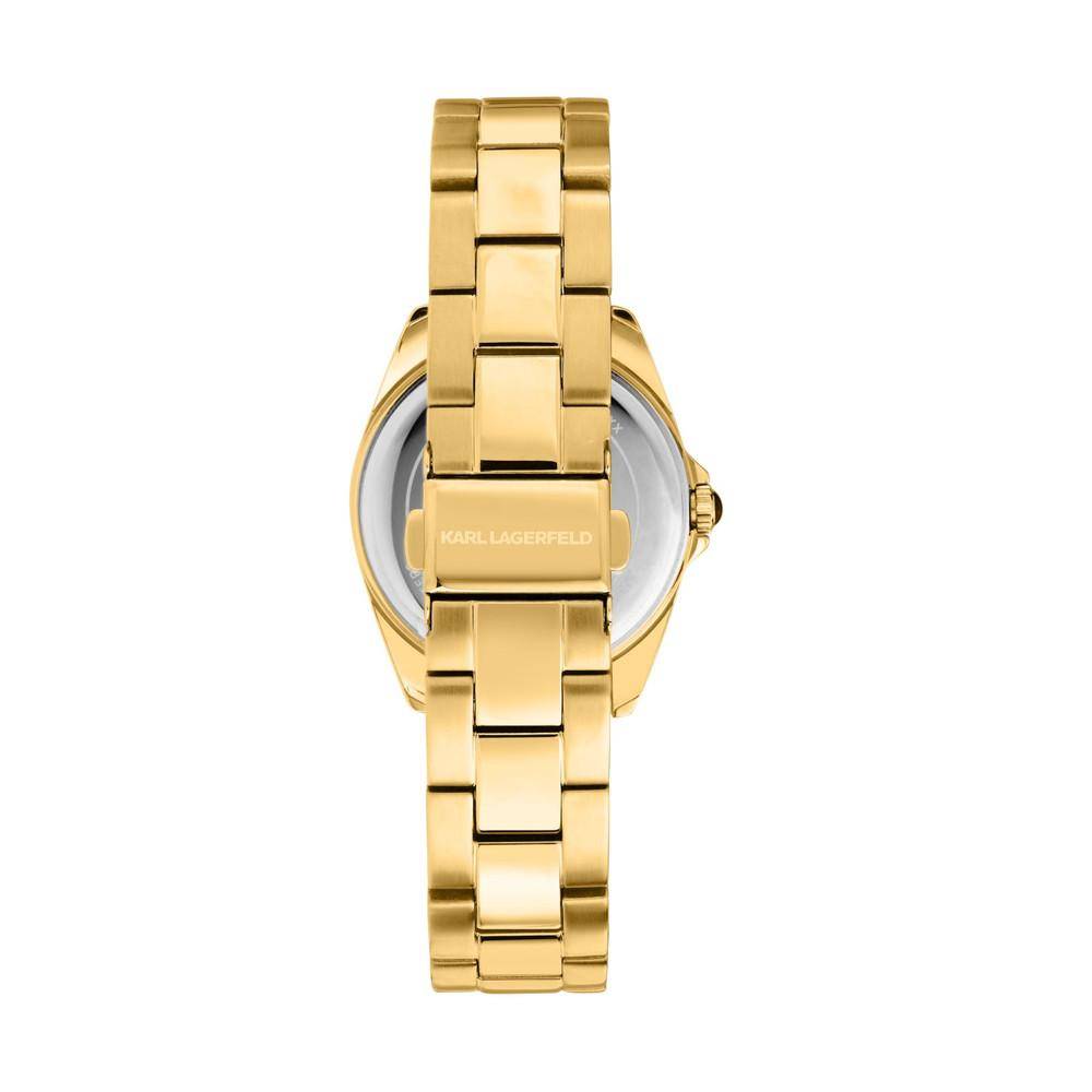 KARL LAGERFELD Damenuhr ROUND ESSENTIALS Gold Silber