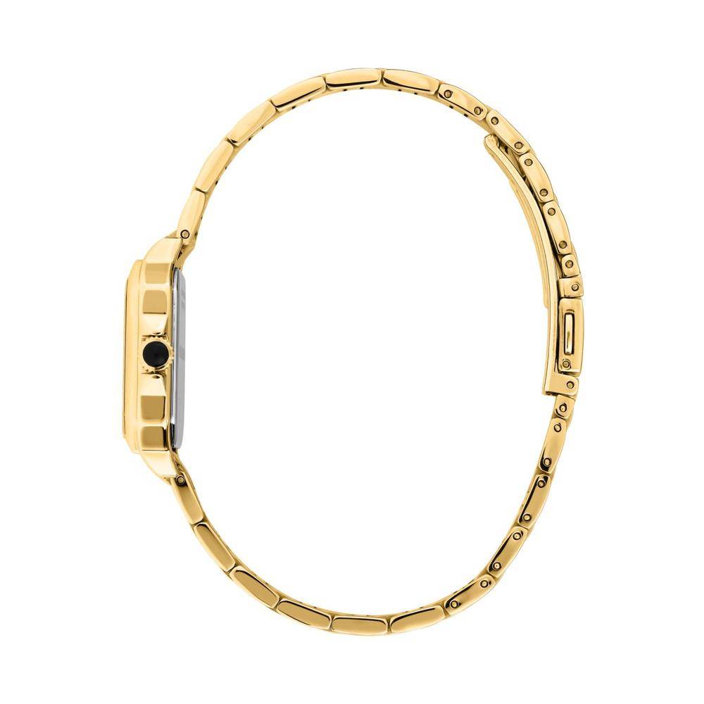 KARL LAGERFELD Damenuhr SQUARE CLASSICS Gold Weiß