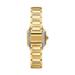 KARL LAGERFELD Damenuhr SQUARE CLASSICS Gold Weiß