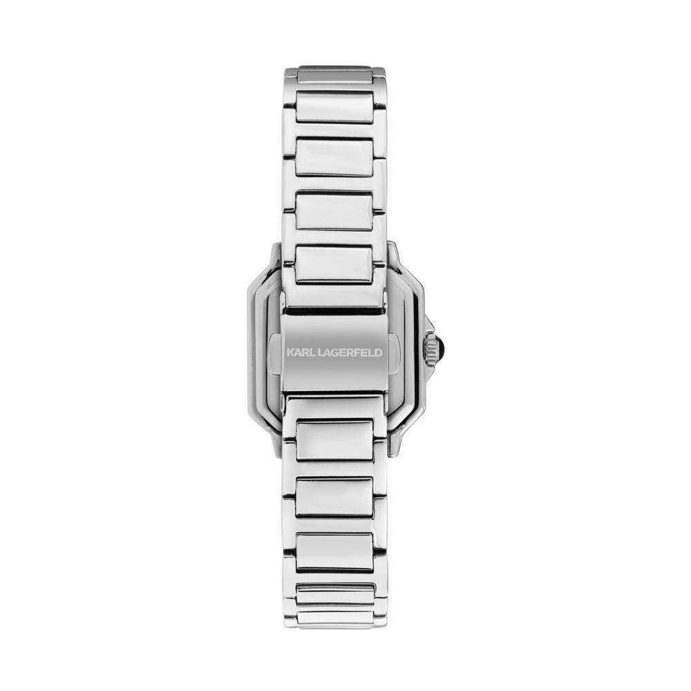 KARL LAGERFELD Damenuhr SQUARE CLASSICS Silber