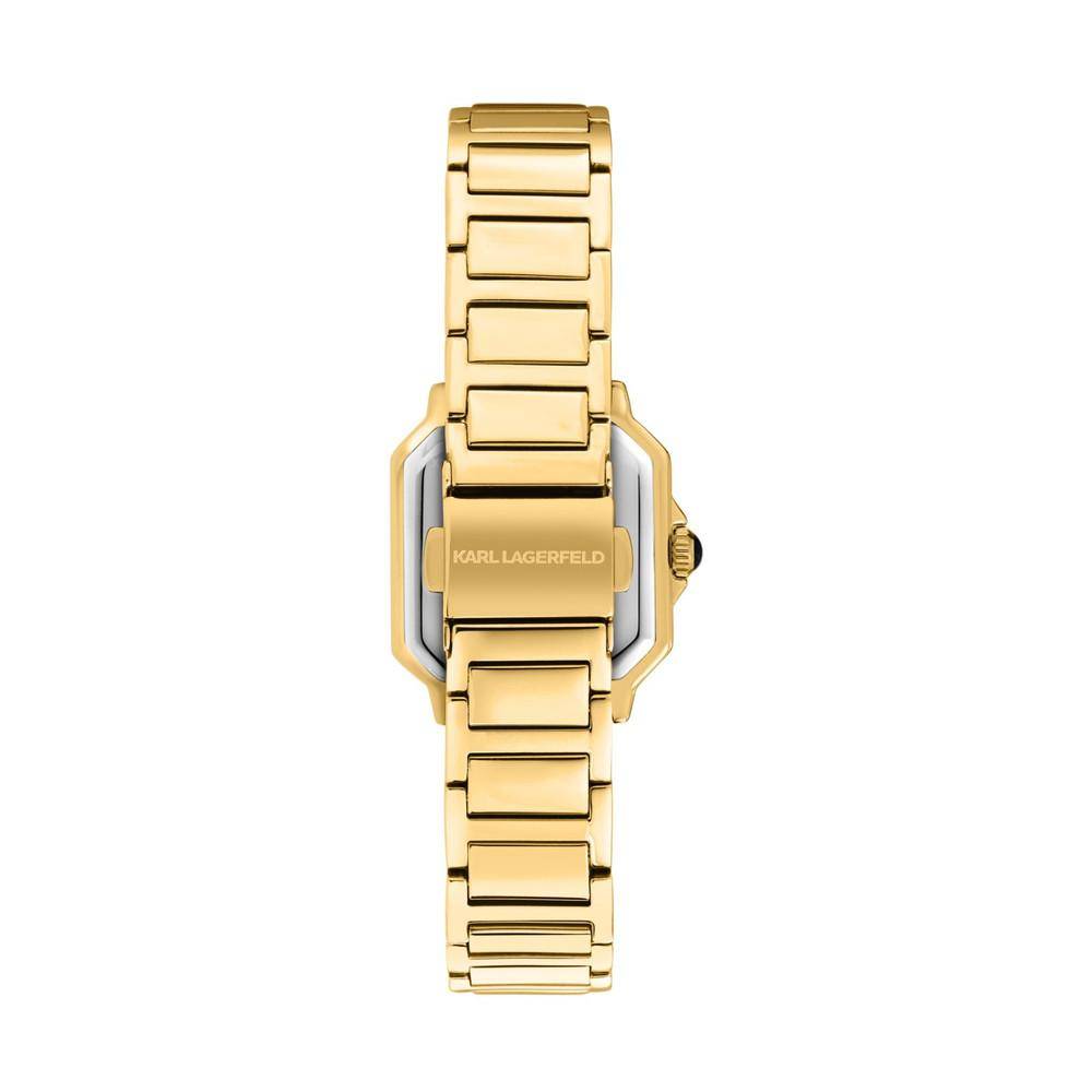 Montre femme KARL LAGERFELD SQUARE CLASSICS or noir