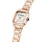 Montre femme KARL LAGERFELD SQUARE CLASSICS Or rose Argent