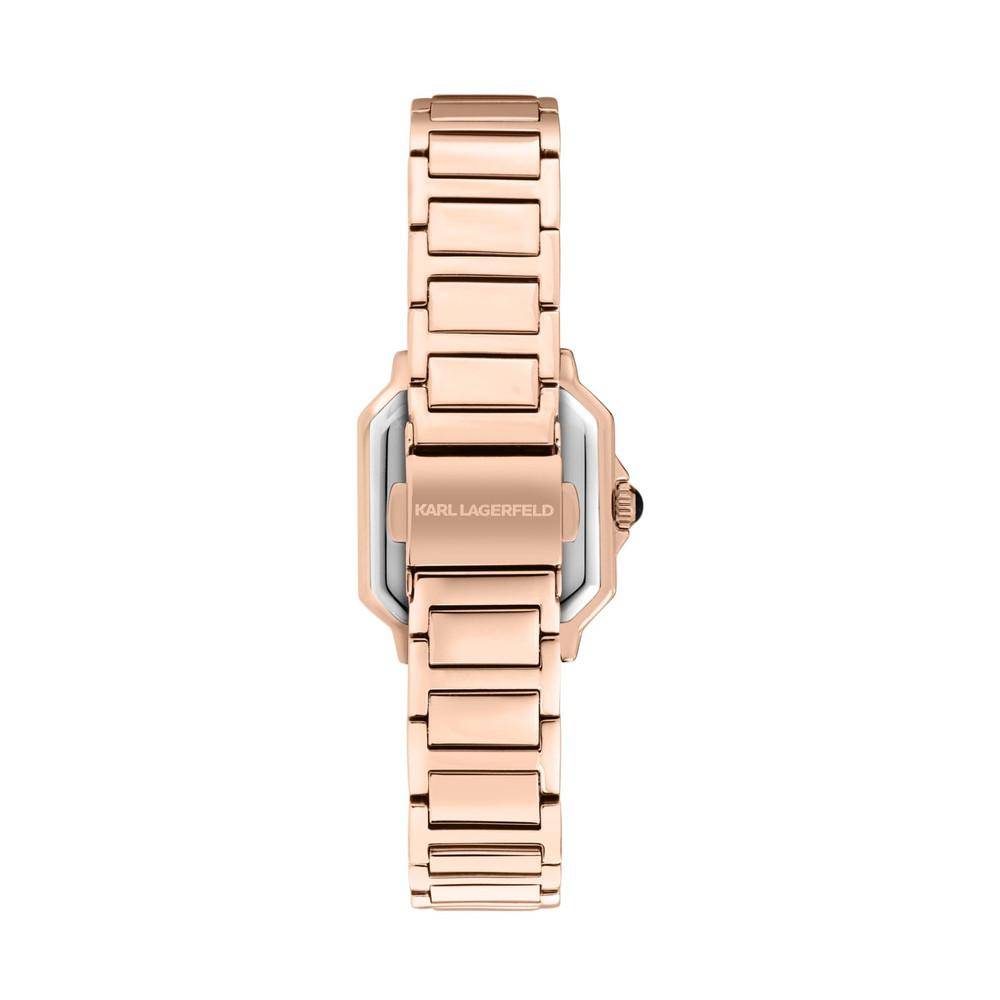 Montre femme KARL LAGERFELD SQUARE CLASSICS Or rose Argent