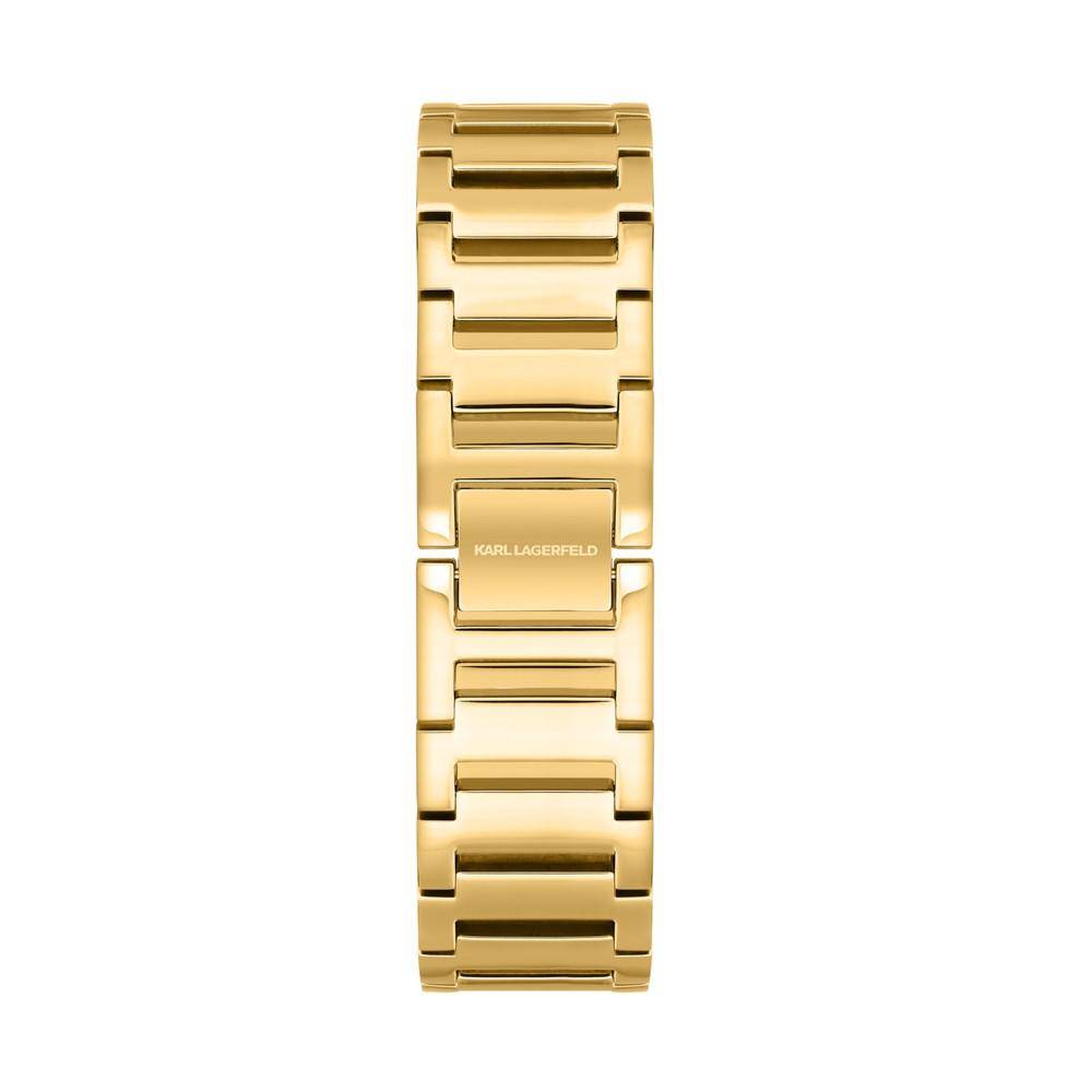 Montre Karl Lagerfeld pour femme Paris, or et noir