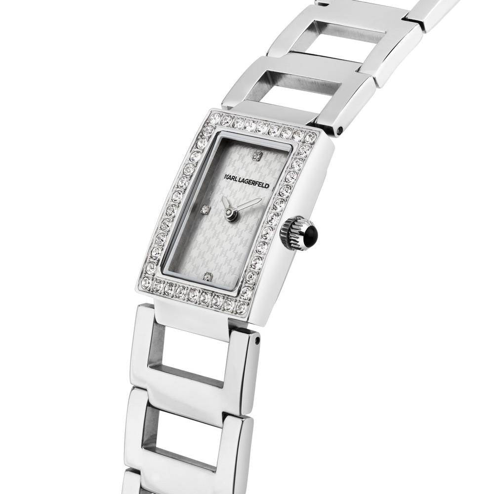 KARL LAGERFELD Damenuhr PARIS Silber