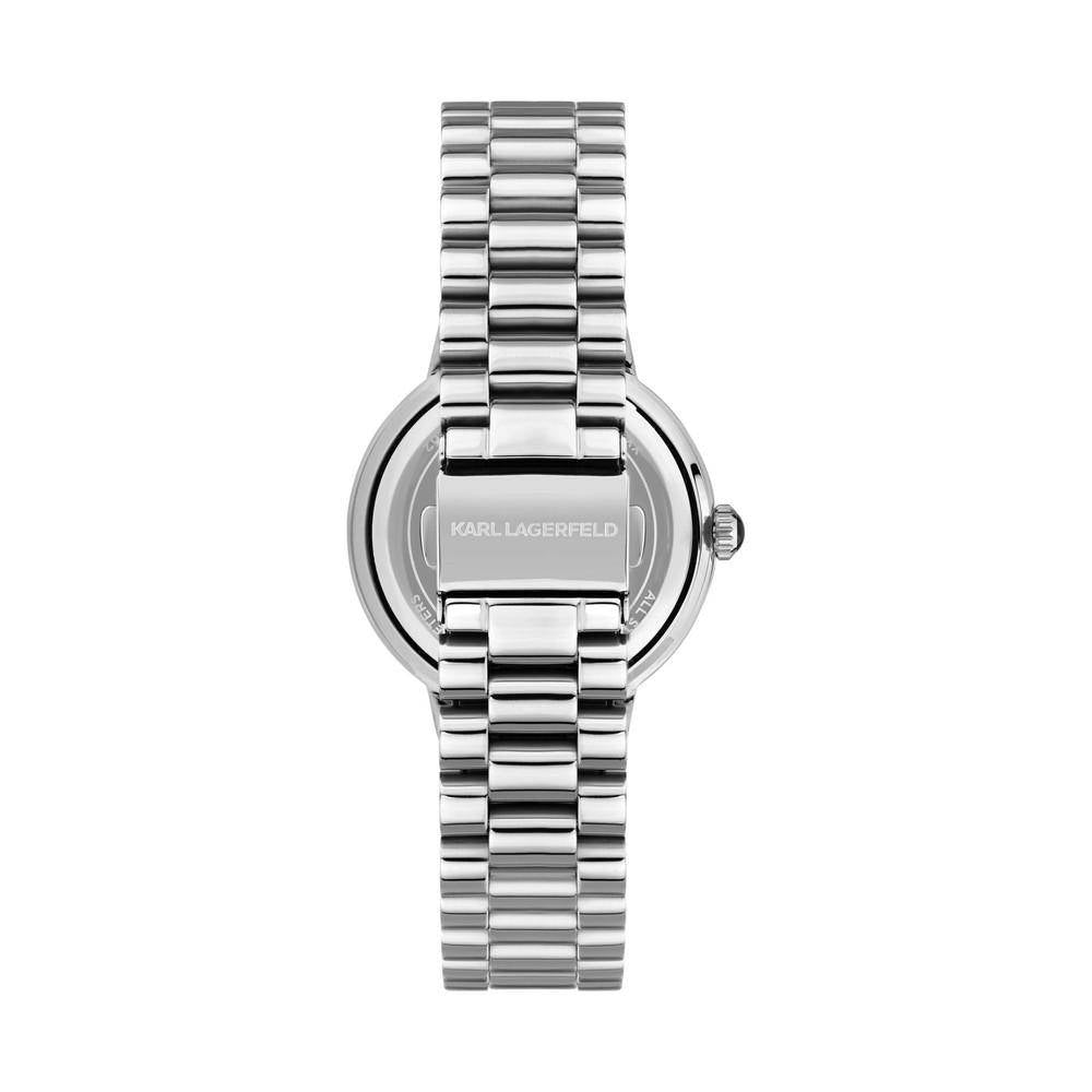 KARL LAGERFELD Damenuhr BERLIN Silber Schwarz