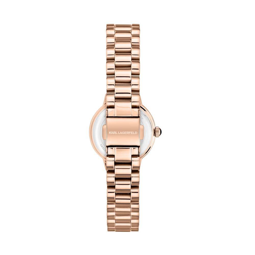 KARL LAGERFELD Damenuhr BERLIN Roségold Silber