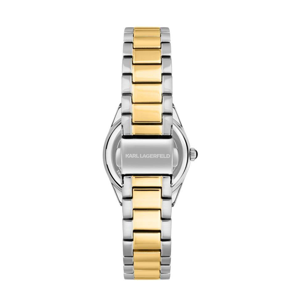 Montre femme KARL LAGERFELD HAMBURG bicolore rouge