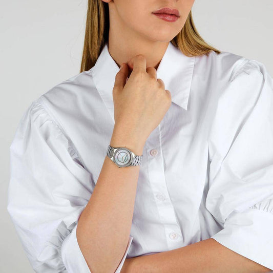 KARL LAGERFELD Montre Femme HAMBURG Argent Blanc