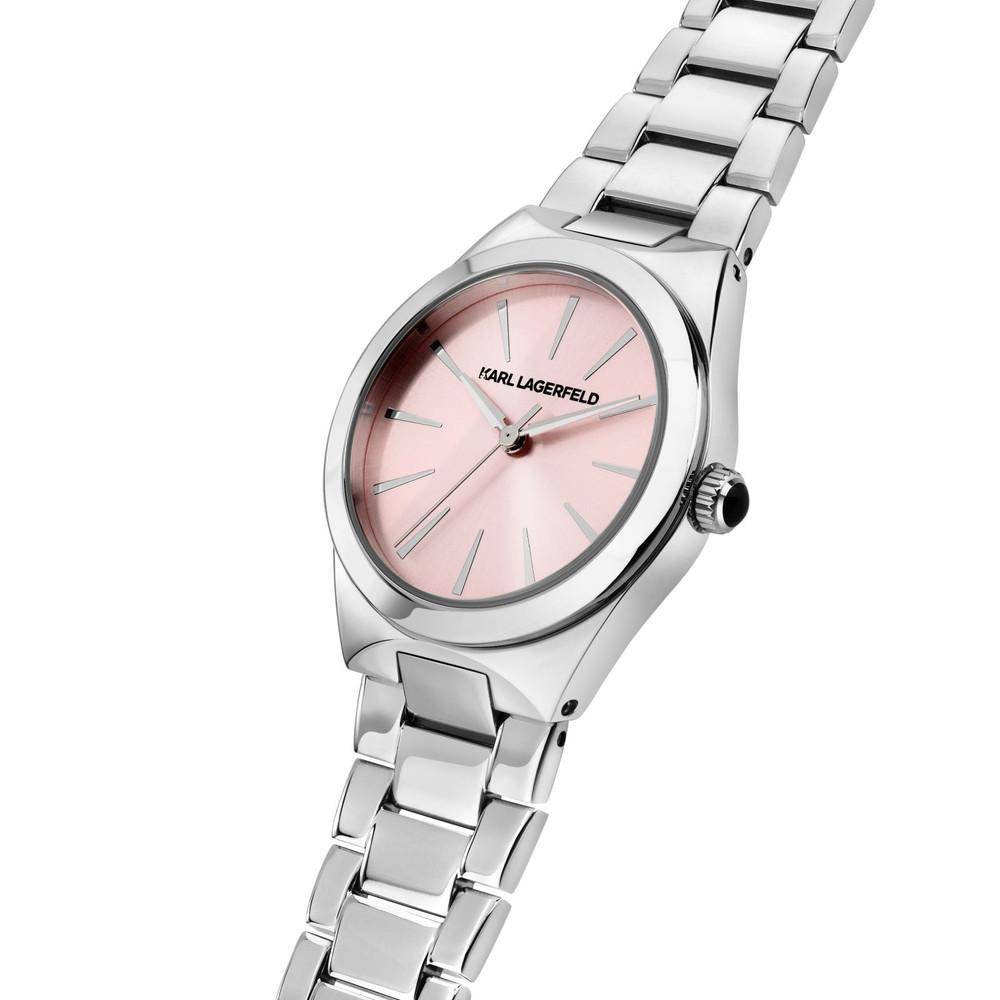 KARL LAGERFELD Montre Femme HAMBURG Argent Rose