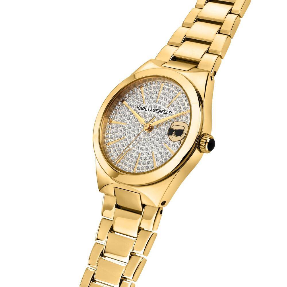 Montre femme KARL LAGERFELD MEA HAMBURG or argent
