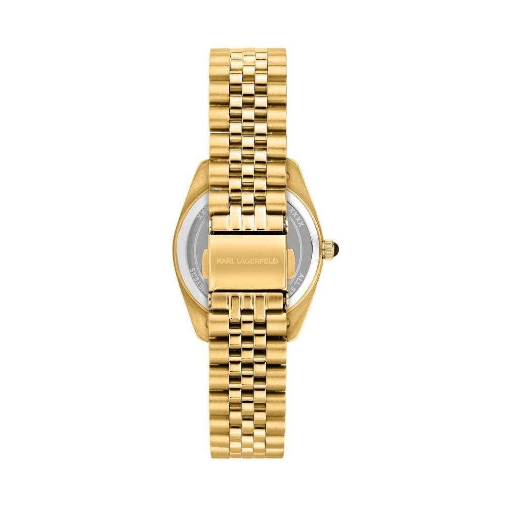KARL LAGERFELD Damenuhr TIMELESS CODE Gold Grün