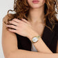 KARL LAGERFELD Damenuhr TIMELESS CODE Gold Weiß