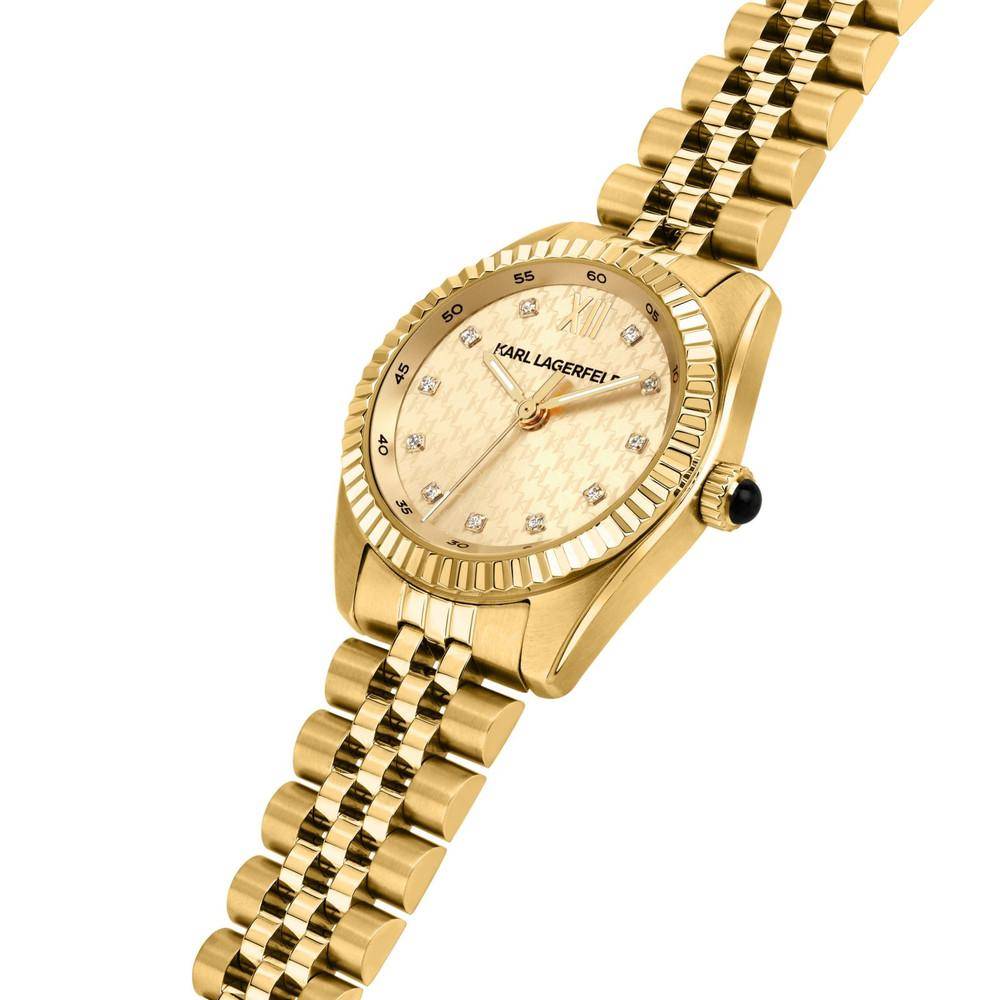 KARL LAGERFELD Damenuhr TIMELESS CODE MINI Gold