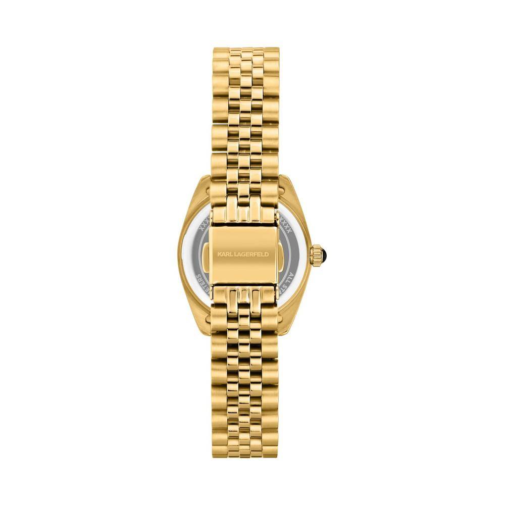 KARL LAGERFELD Damenuhr TIMELESS CODE MINI Gold Schwarz