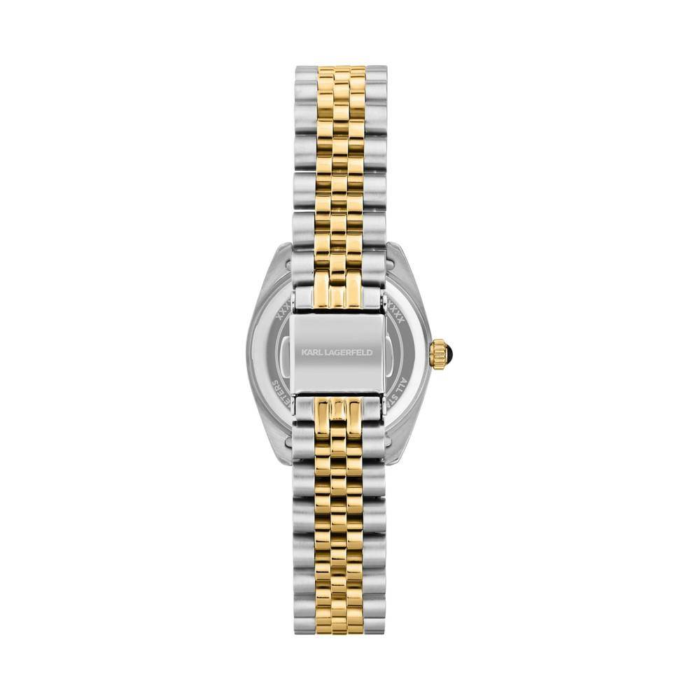 KARL LAGERFELD Damenuhr TIMELESS CODE M Bicolor Grün
