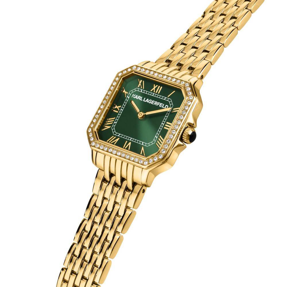 Montre femme KARL LAGERFELD ICON SQUARE Or Vert