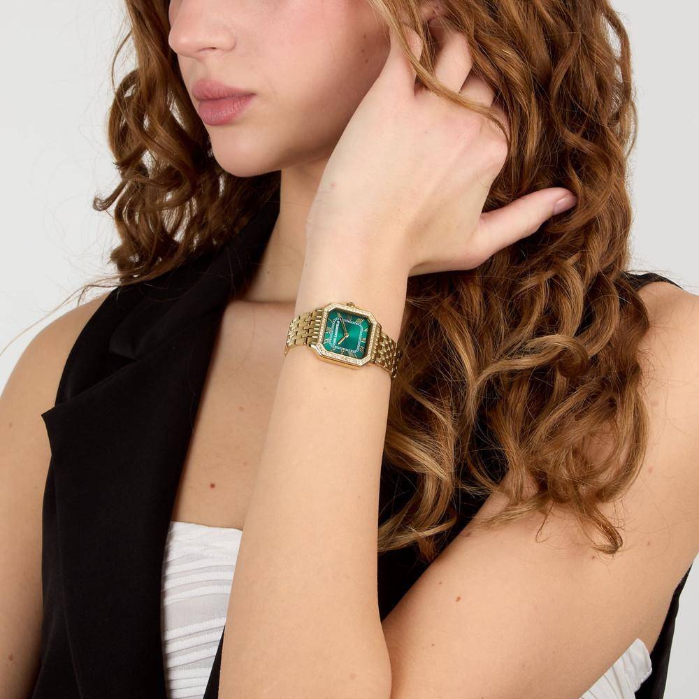 Montre femme KARL LAGERFELD ICON SQUARE Or Vert