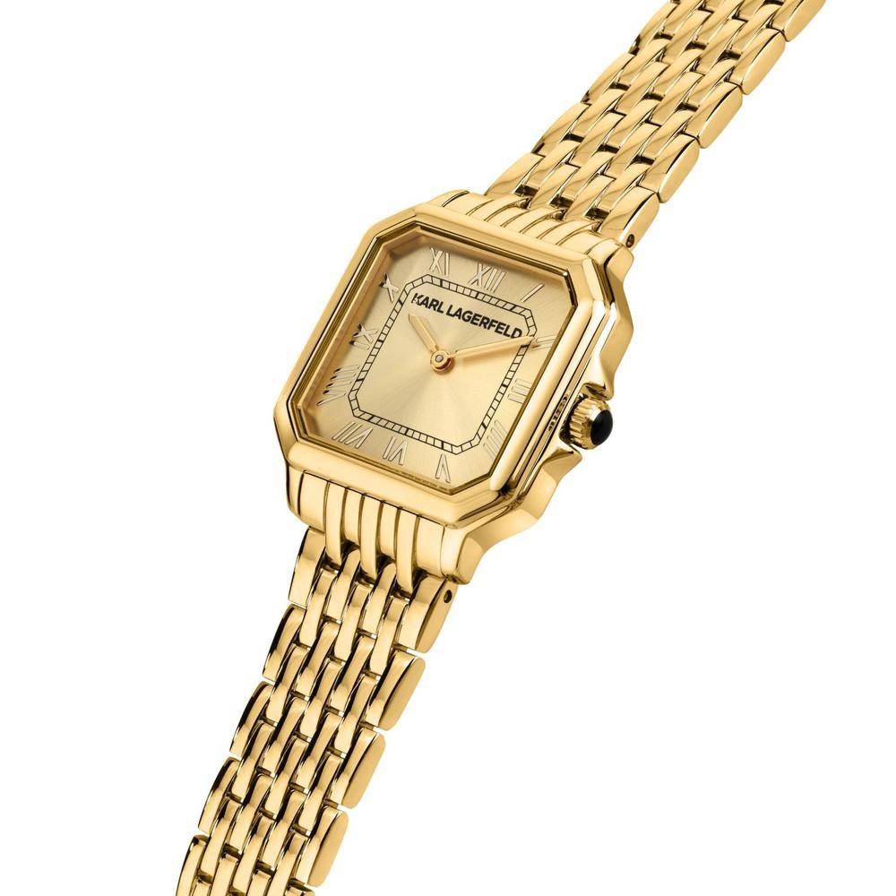 Montre femme KARL LAGERFELD ICON SQUARE Dorée