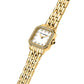 KARL LAGERFELD Montre Femme ICON SQUARE MINI Or Blanc
