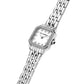 KARL LAGERFELD Damenuhr ICON SQUARE MINI Silber Weiß