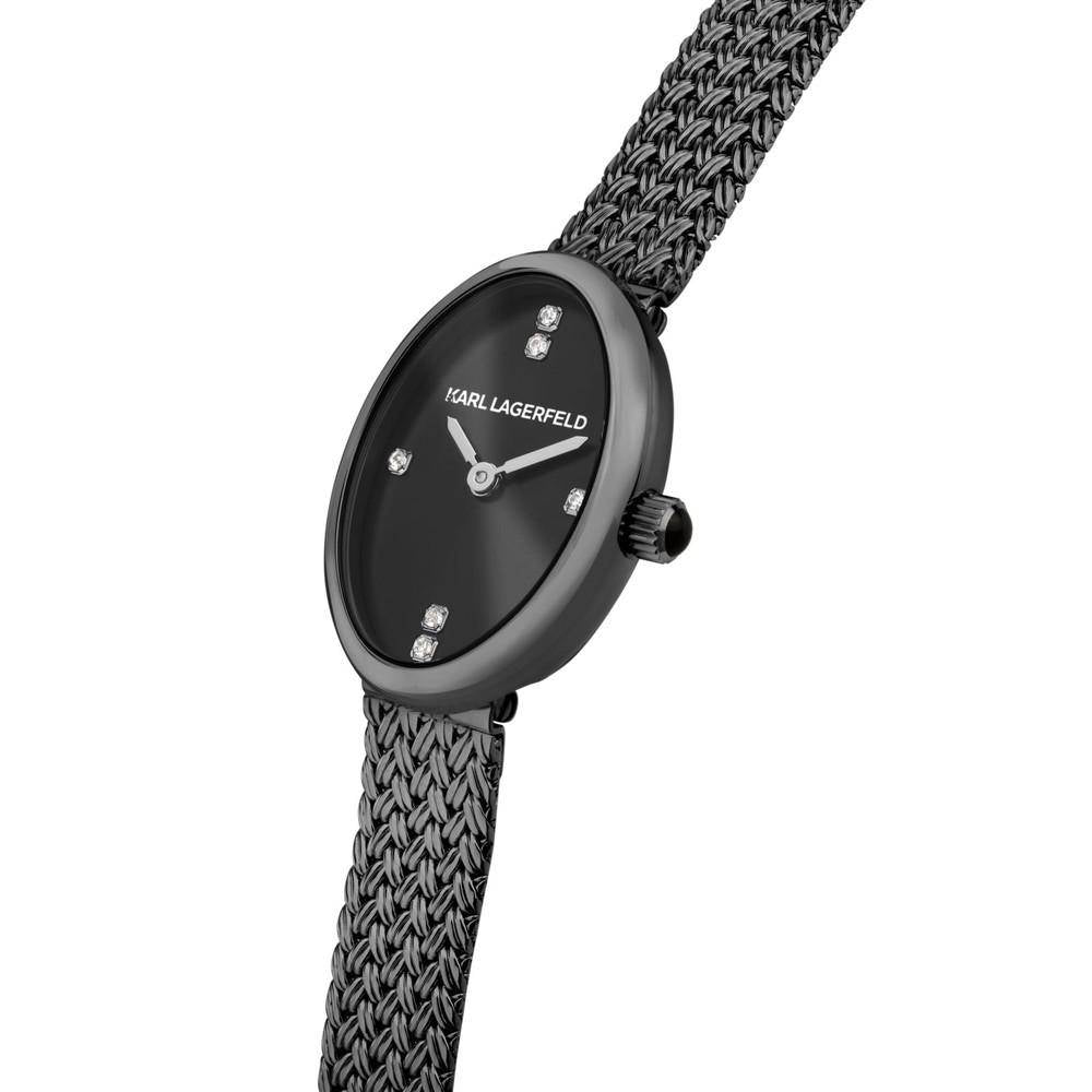Montre femme KARL LAGERFELD OVAL ALLURE Gunmetal