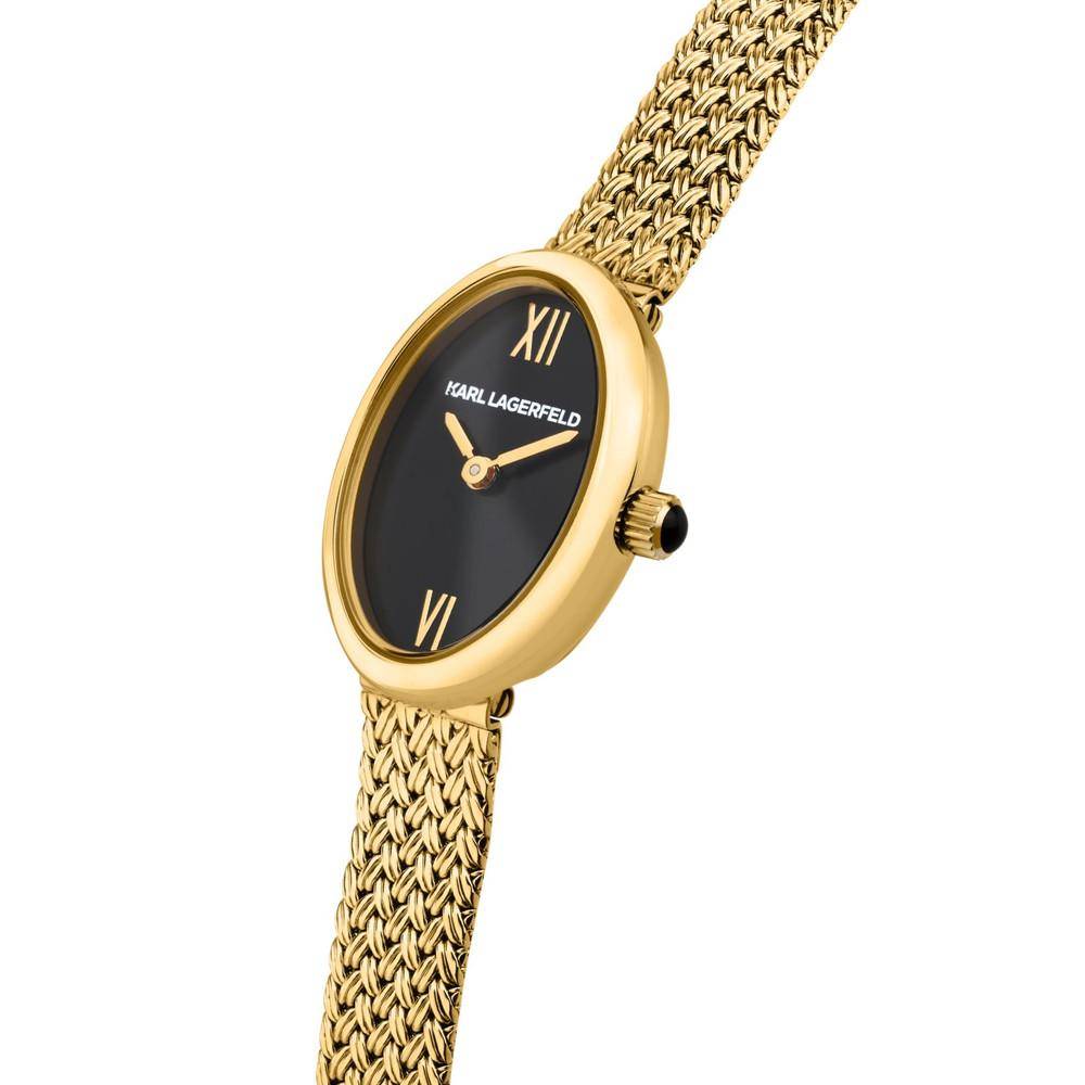 Montre femme KARL LAGERFELD OVAL ALLURE Or Noir