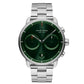 NORDGREEN Herrenuhr Pioneer Chronograph 42 mm Silber Grün