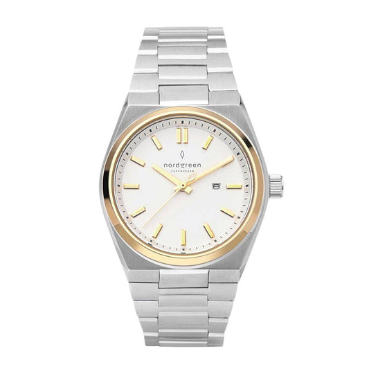 NORDGREEN Montre Femme Succession 35 mm Argent Or