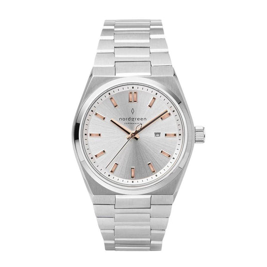 NORDGREEN Montre femme Succession 35 mm Argent Or rose