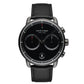 NORDGREEN Herrenuhr Pioneer Chronograph 42 mm Schwarz Leder