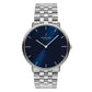 NORDGREEN Herrenuhr Native 40 mm Silber Blau
