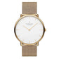 NORDGREEN Herrenuhr Native 40 mm Gold Mesh