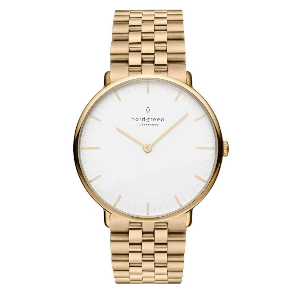 NORDGREEN Damenuhr Native 32 mm Gold