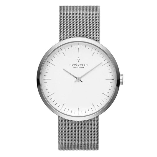 NORDGREEN Montre femme Infinity 32 mm Argent maille milanaise