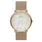 NORDGREEN Montre Femme Native 28 mm Or Nacre Maille Milanaise