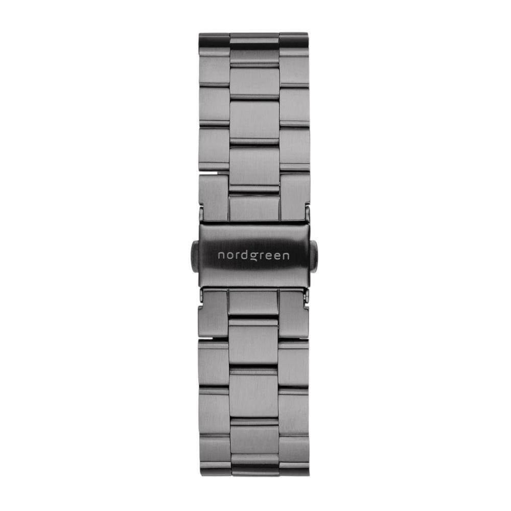 NORDGREEN Herrenuhr Pioneer Chronograph 42 mm Grau Gun