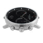NORDGREEN Herrenuhr Pioneer Chronograph 42 mm Silber Schwarz