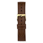 NORDGREEN Herrenuhr Pioneer Chronograph 42 mm Gold Braun Leder