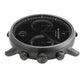 NORDGREEN Herrenuhr Pioneer Chronograph 42 mm Schwarz Leder