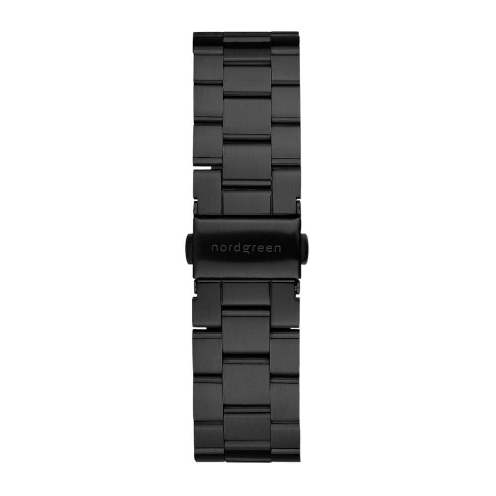 NORDGREEN Herrenuhr Pioneer Chronograph 42 mm Schwarz