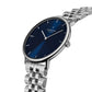 NORDGREEN Herrenuhr Native 40 mm Silber Blau