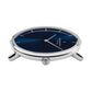 NORDGREEN Herrenuhr Native 40 mm Silber Blau