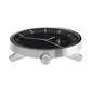 NORDGREEN Herrenuhr Philosopher 40 mm Silber Schwarz Braun Leder