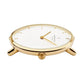 NORDGREEN Herrenuhr Native 40 mm Gold Schwarz Leder