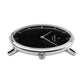 NORDGREEN Herrenuhr Native 40 mm Silber Schwarz