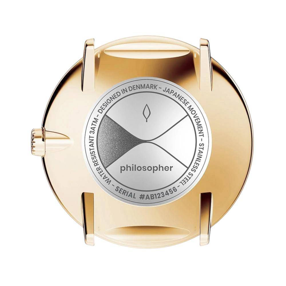 NORDGREEN Damenuhr Philosopher 36 mm Gold Mesh
