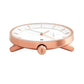 NORDGREEN Damenuhr Philosopher 36 mm Rosegold Braun Leder